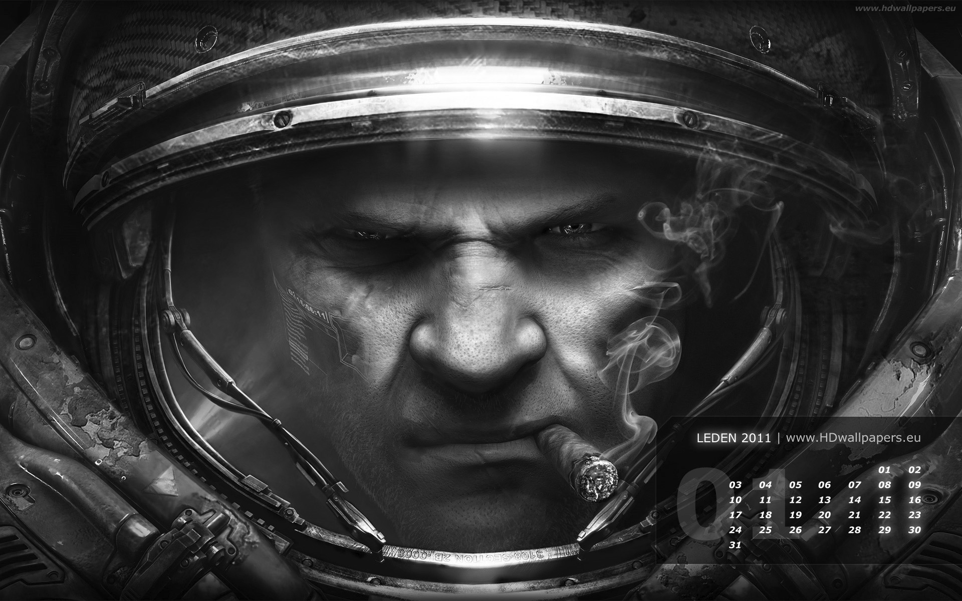 starcraft II calendar 2011 01 1920x1200