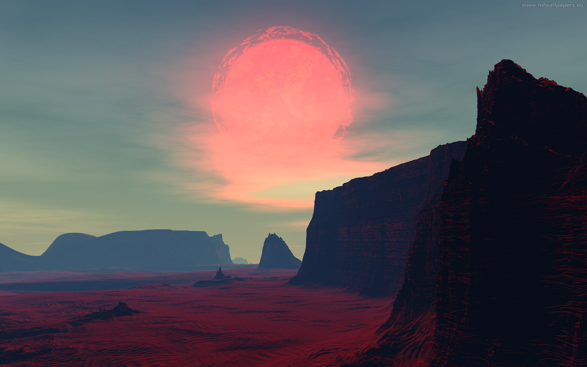 red-sun-planet-maximumshadow 1680x1050