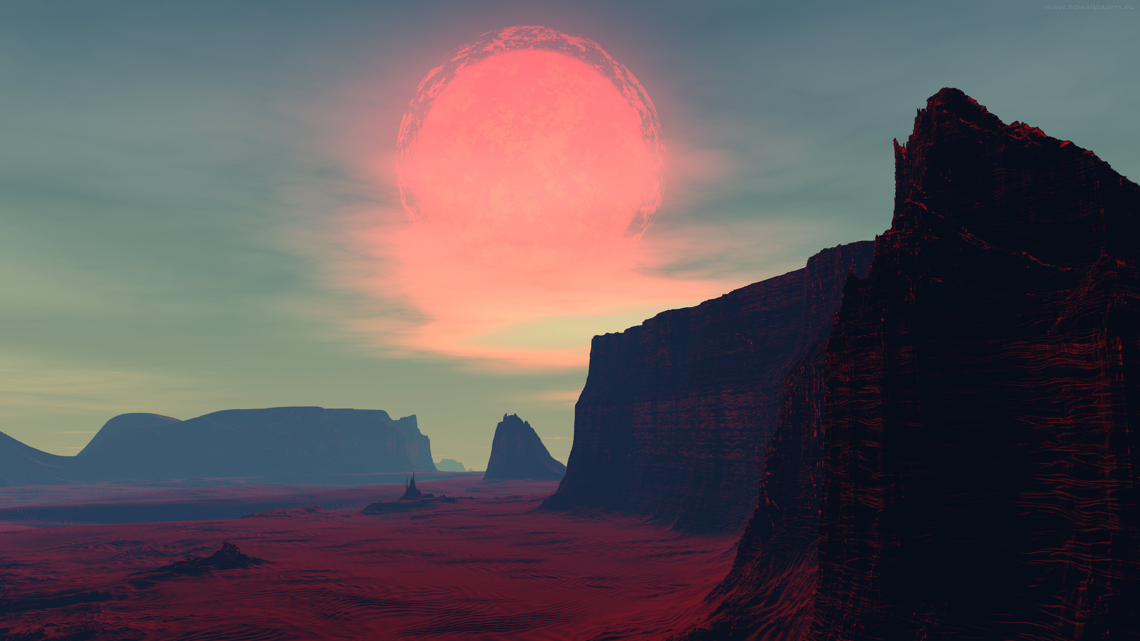 red-sun-planet-maximumshadow 3840x2160