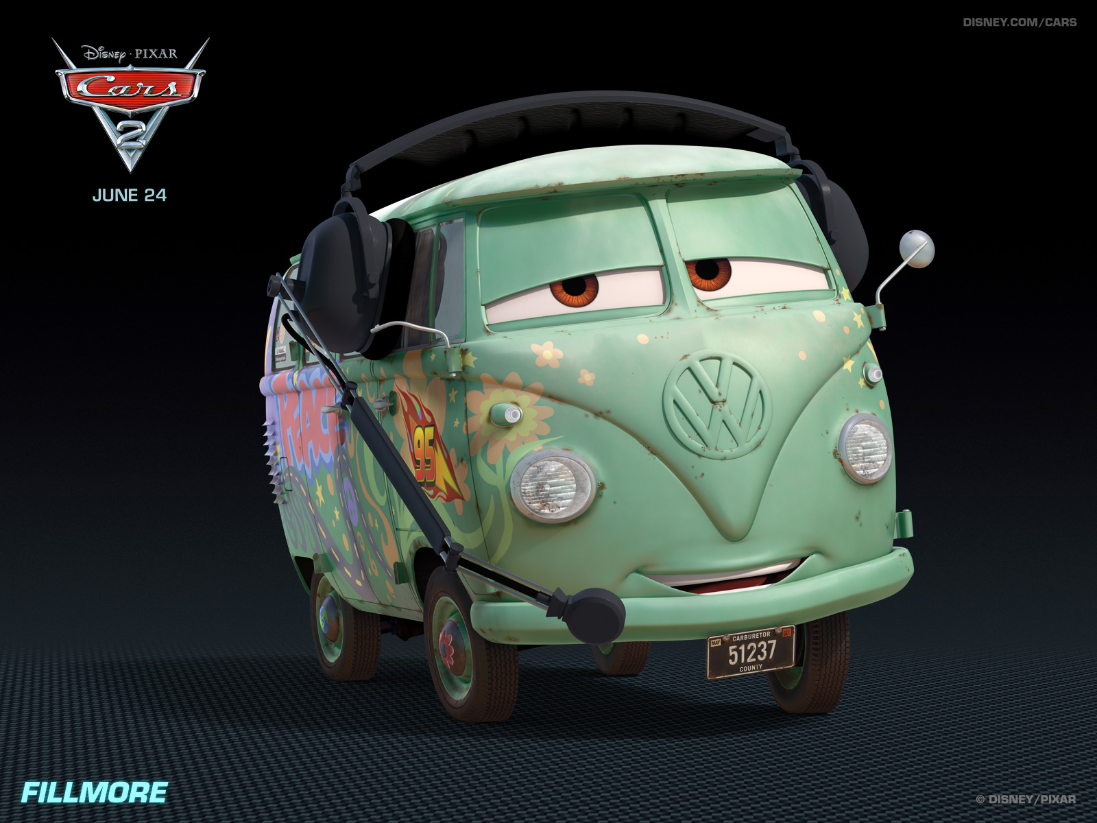 Pixar Cars 2 fillmore_1600x1200